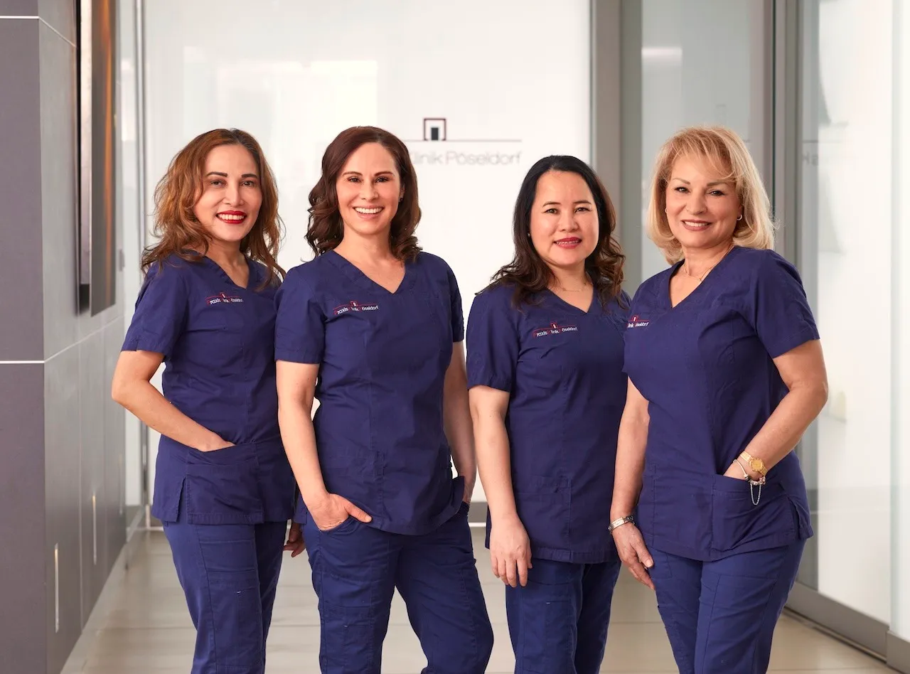 Das OP- und Pflegeteam der Klinik Pöseldorf